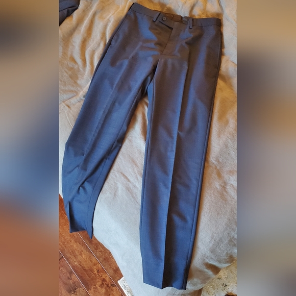 Calvin Klein Blue Extreme-slim fit Suit Separates - Picture 4 of 11